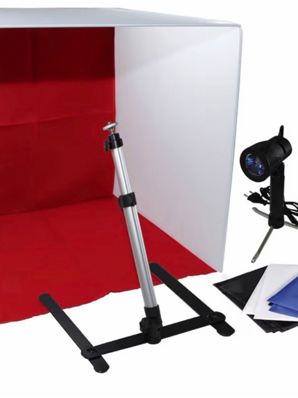 Portable Photo Studio Photo Box Kit with Adjustable Stand